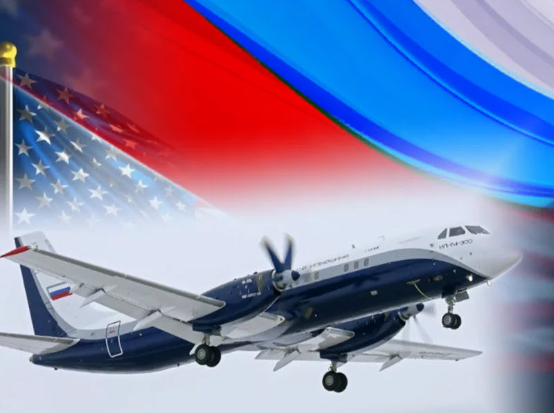 Реакция в США на первый полет в России пассажирского самолёта Ил-114-300 