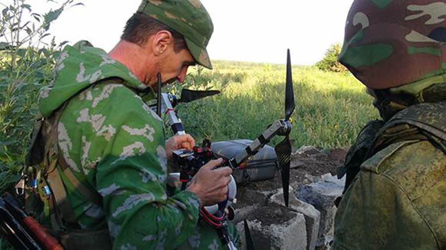 Спецназ России испытывает миникоптеры с тепловизорами