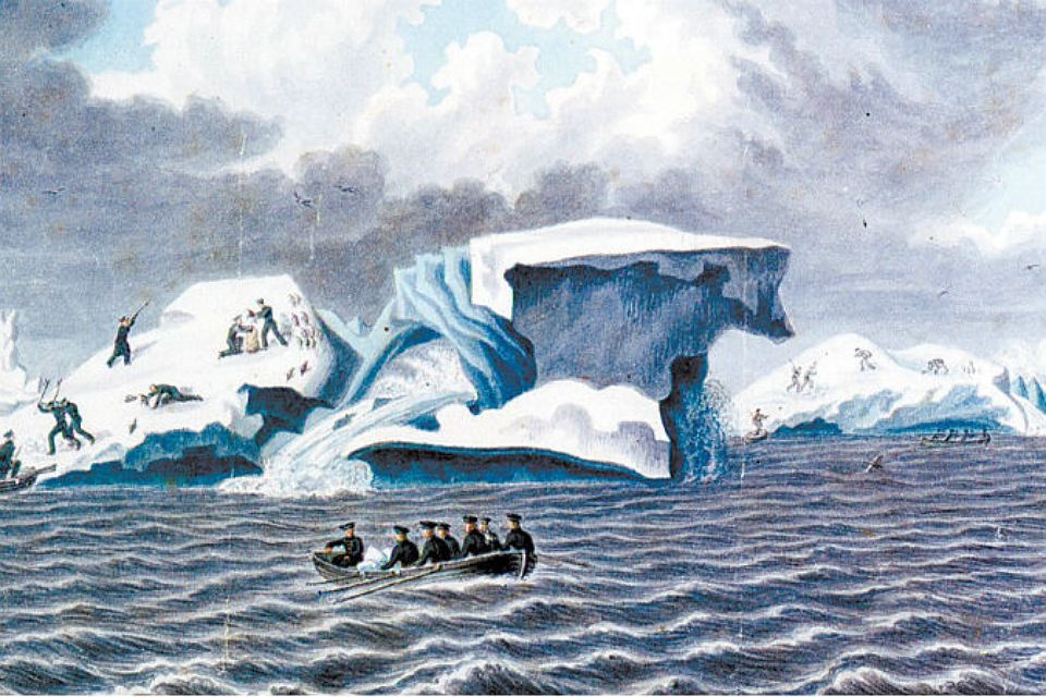 27 января 1820 года. Экспедиция Беллинсгаузена открывает Антарктиду