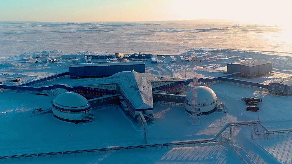 Русская база в Арктике