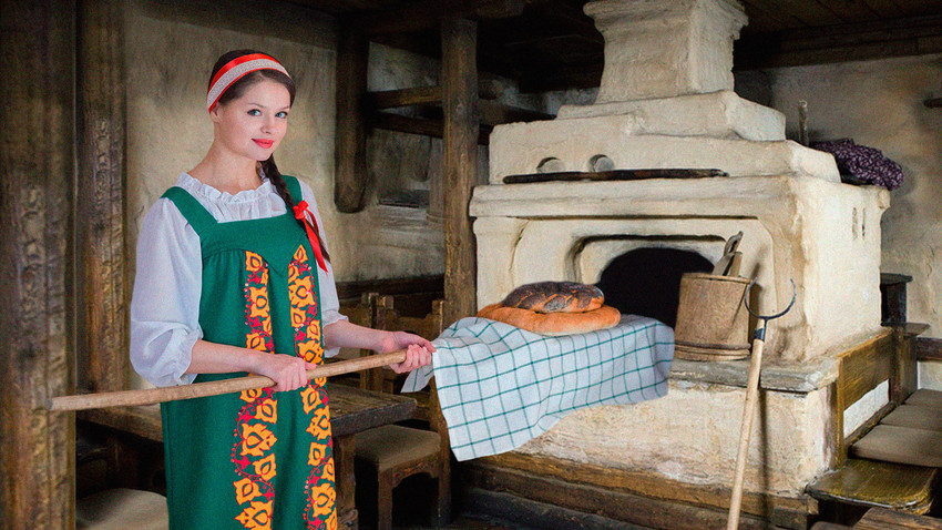 Русские печи в быту и в истории