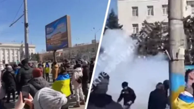 Шутки кончились: В Херсоне Росгвардия атаковала украинских националистов