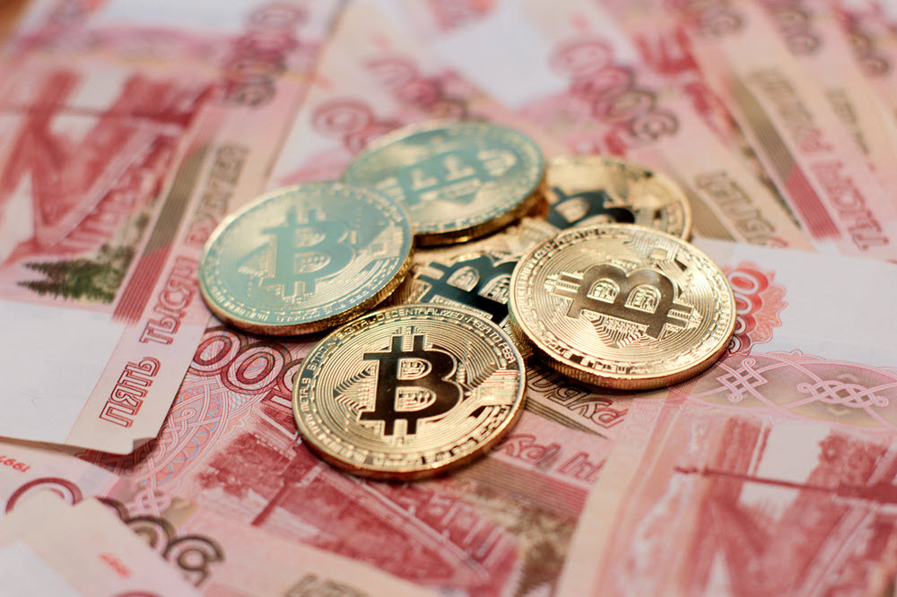 Обмен рублей на Биткоин